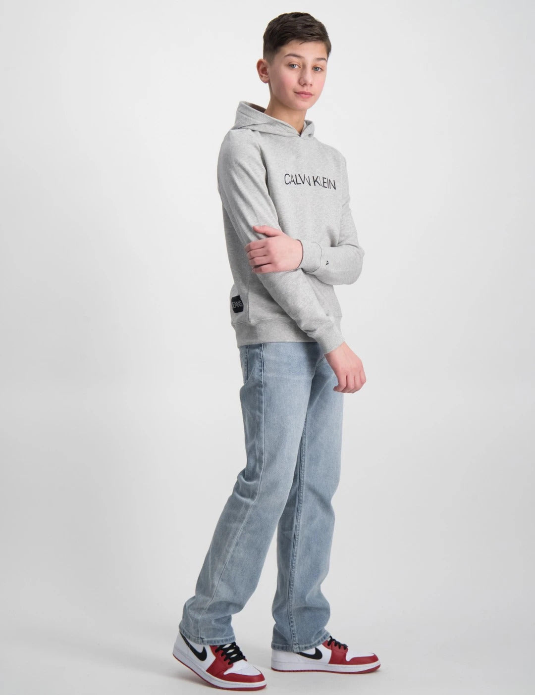 CK Kids Unisex Hoodie Grey