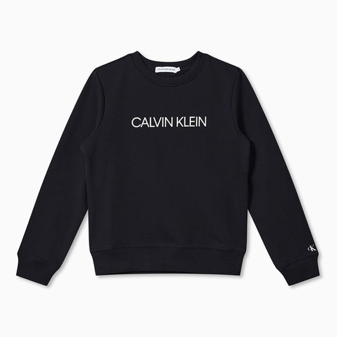 CK Kids Unisex Sweater Institutional Print Black