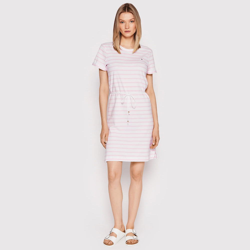 Cool Shift Short Dress - Stripe