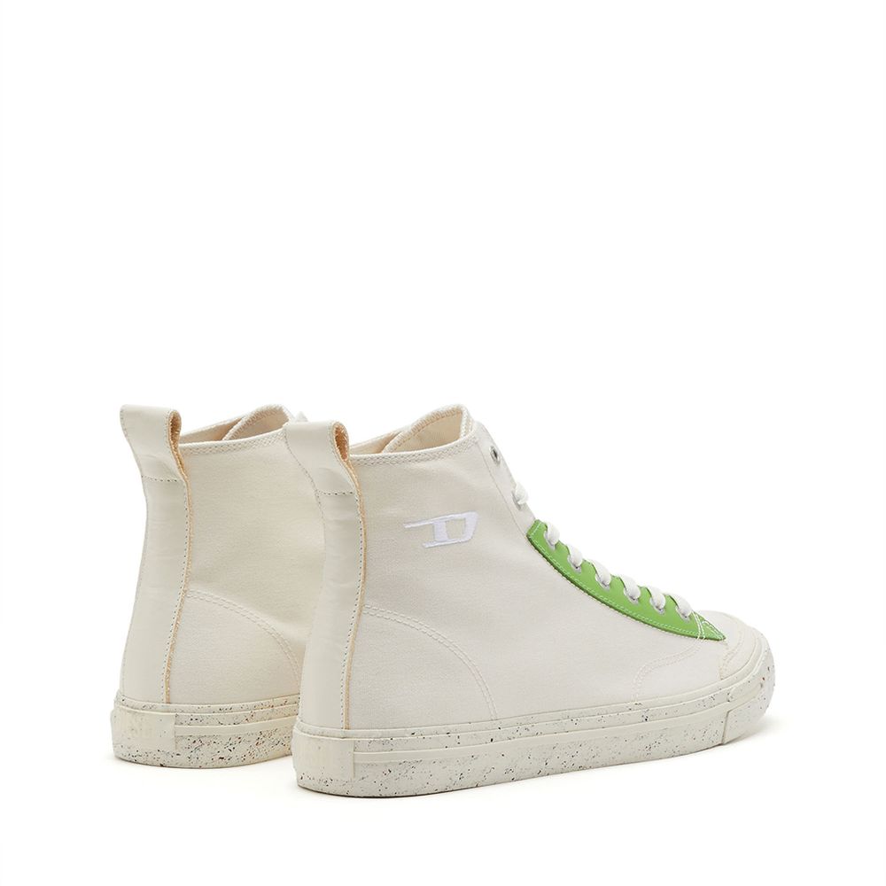 High Top Sneaker Pastel Eyestay Green