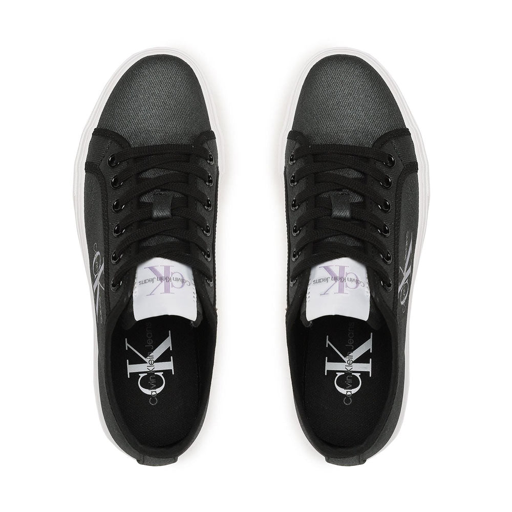 Cupsole Flatform Sneakers - Black Multi