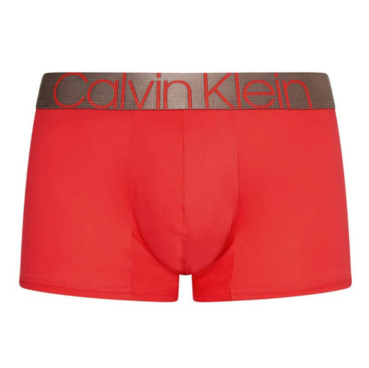 Low Rise Single Icon Cotton Stretch Trunk - Red