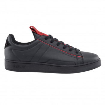 REPLAY Band Contrast Sneaker - Black