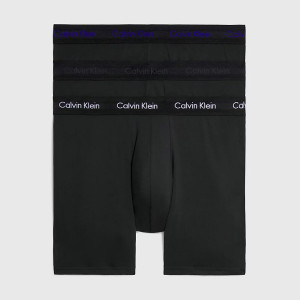 Buy Calvin Klein men 2 pack modern cotton stretch trunks grey blue Online