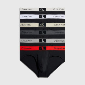 Calvin Klein Underwear HIP BRIEF 3 PACK - Slip - black/grey/red/schwarz 