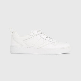 Calvin Klein Basket Cupsole Lace Up Sneaker - White |ThirdBaseUrban