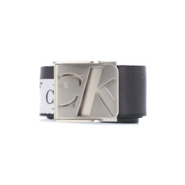 Calvin Klein Cutout Slider Plaque Belt 35mm Belt - Black |ThirdBaseUrban