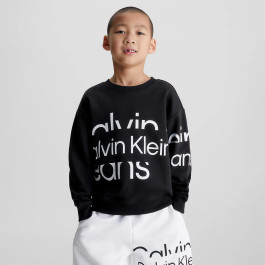 Calvin Klein Kids Blown Up Logo Sweatshirt - Black |ThirdBaseUrban