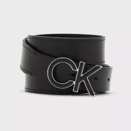 CALVIN KLEIN Re-Lock Inlay Logo Belt (30mm) - Black |ThirdbaseUrban