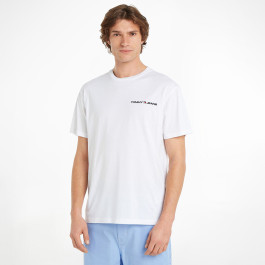 Tommy Hilfiger Classic Linear Chest T-Shirt - White |ThirdBaseUrban