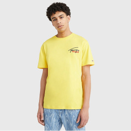 Tommy Hilfiger Classic Graphic Signature T-Shirt - Yellow |ThirdBaseUrban