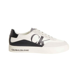 Calvin Klein Classic Cupsole Bold Sneakers - White Multi |ThirdBaseUrban