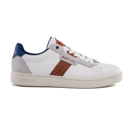 REPLAY Ground Sneakers in White | Third Base Urban