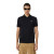 Polo Shirt with D Oval Patch Black