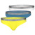 3 Pack Bikini Briefs - White Yellow Blue 