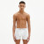 3 Pack Cotton Stretch Trunks - White