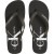 Beach Sandal Monogram Flip Flops - Black