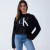 Blown Up Calvin Klein Loose Sweater - Black