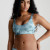 Bralette Bikini Top - Blue Print