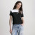 Calvin Klein Color Block Relaxed T-Shirt - Black
