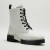 Combat Lace-up Boots - White Multi