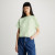 Calvin Klein Jeans Embossed Monologo T-Shirt - Light Green
