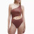 Core Essentials One Shoulder Swimsuit - Brown