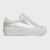 Pearl Flatform Sneaker - White