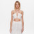Wrap Strappy Crinkle Bra Top - Off White
