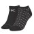 CK Women 2 Pack Socks All Over Logo - Black