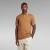 Dunda Slim Stripe Polo - Caramel