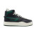 S-UKIYO Leather Sneakers with Green D logo - Black