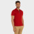 Contrast Zip Polo - Red