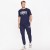 Slim Entry Graphic Sweatpant - Navy