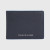 Grained Leather Wallet - Navy