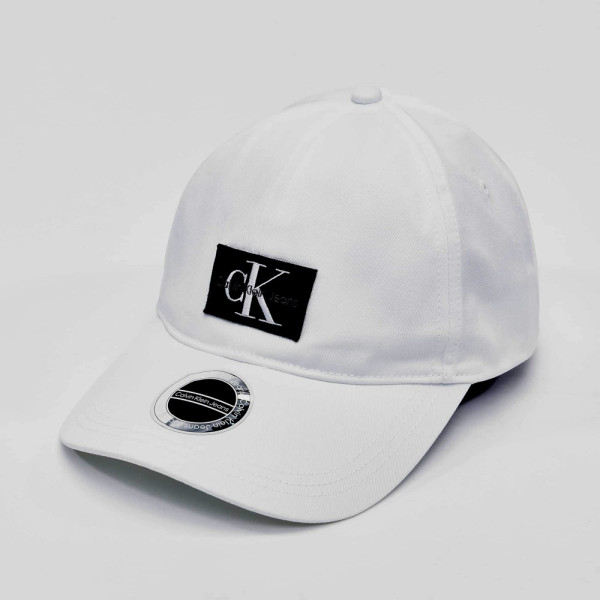 Calvin Klein Mens 2023 Classic Cotton Adjustable 6 Panel Baseball Cap