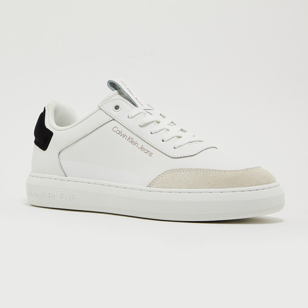 Calvin Klein Casual Cupsole Sneaker - White Multi |ThirdBaseUrban