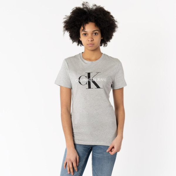 Calvin Klein Core Monogram Logo T-Shirt - Grey |ThirdbaseUrban