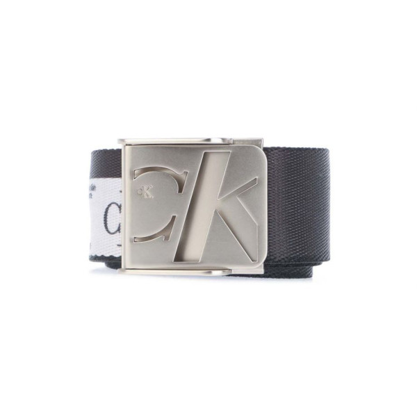 Belt Klein Cutout Black |ThirdBaseUrban 35mm - Belt Calvin Plaque Slider