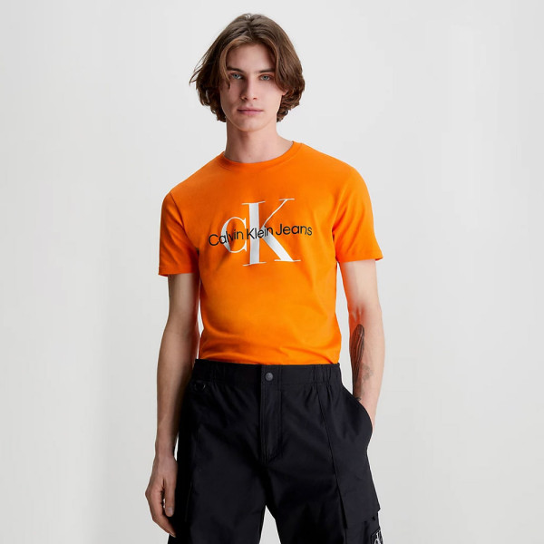 |ThirdbaseUrban Seasonal - T-Shirt Monologo Orange Calvin Klein
