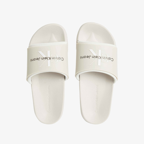 White calvin sale klein slides