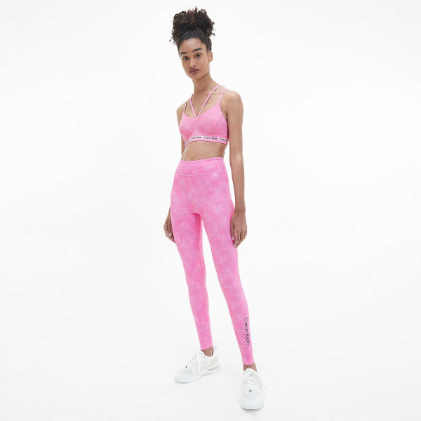 Calvin Klein Performance Woman Leggings Pink Size L Polyester