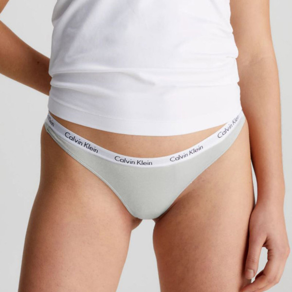 Calvin Klein Thongs Womens Cotton Strecth Underwears 3 Packs Modern  Knickers