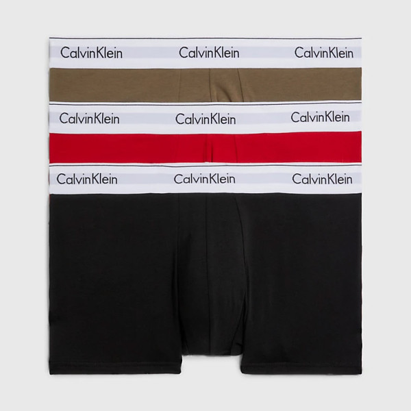 Calvin Klein 3 Pack Trunks - Black Multi |ThirdBaseUrban