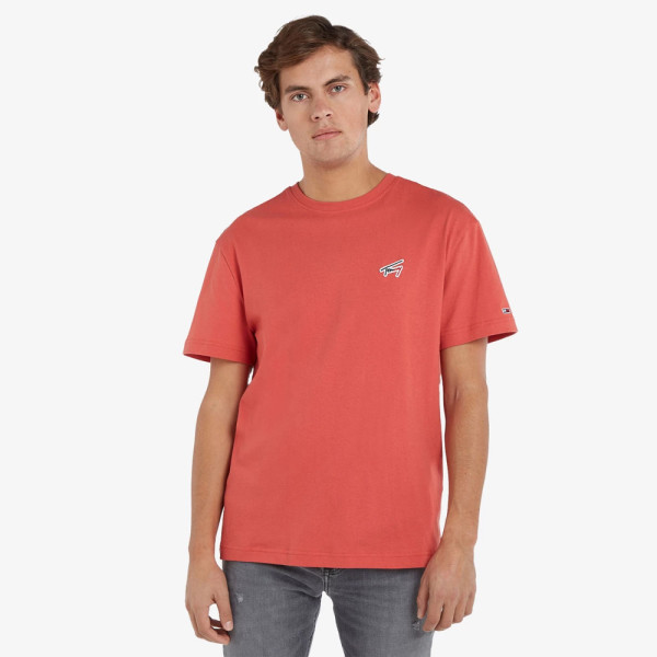 Tommy Hilfiger Classic Signature T-Shirt - Red |ThirdBaseUrban