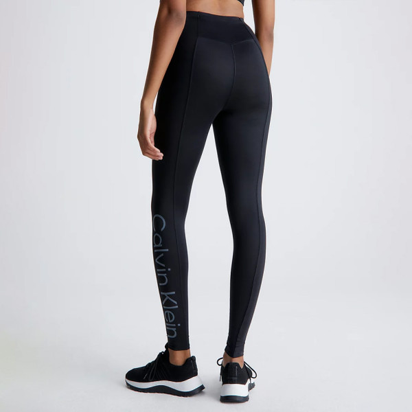 Calvin Klein Logo Detail Elastic Stretch Legging - Black