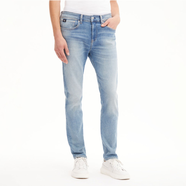 CALVIN KLEIN Skinny Fit Cotton Stretch Jeans - Denim Blue | ThirdbaseUrban