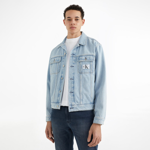 Calvin Klein Jeans REGULAR 90S JACKET - Denim jacket - denim  medium/dark-blue denim - Zalando.de