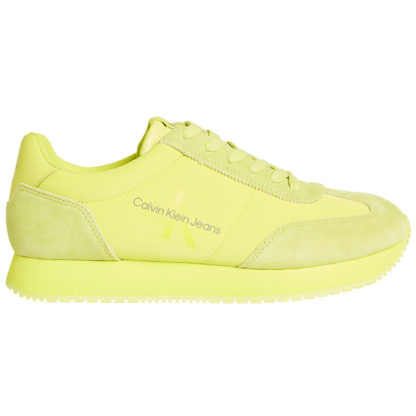 CALVIN Runner Sneakers - Lime Green | ThirdbaseUrban