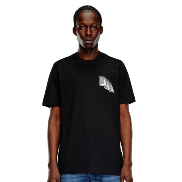 Diesel T Just N30 T Shirt Black ThirdBaseUrban